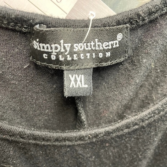 Simply Southern - Cut Out Cold Shoulder Long Sleeve Shift Dress- Size XXL - Picture 3 of 3